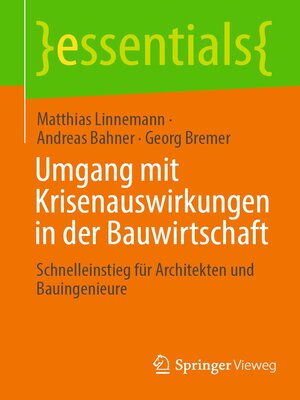 cover image of Umgang mit Krisenauswirkungen in der Bauwirtschaft